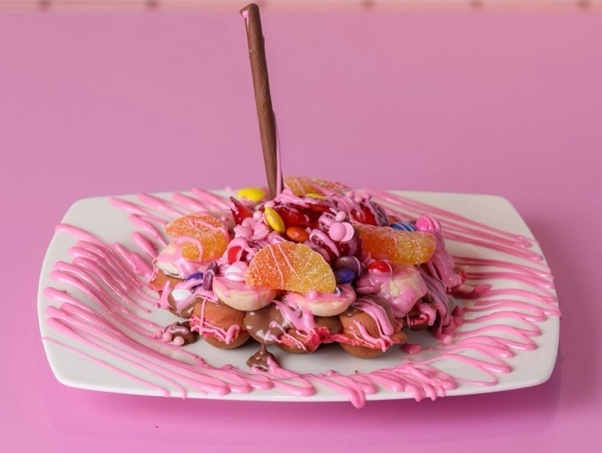 Çilek Tutkusu Bubble Waffle